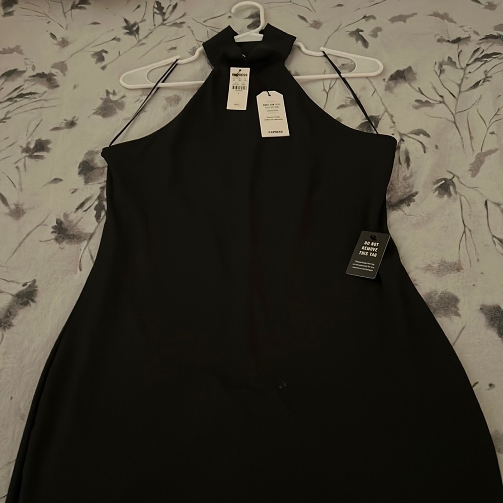 NWT: Express Black MIDI Dress